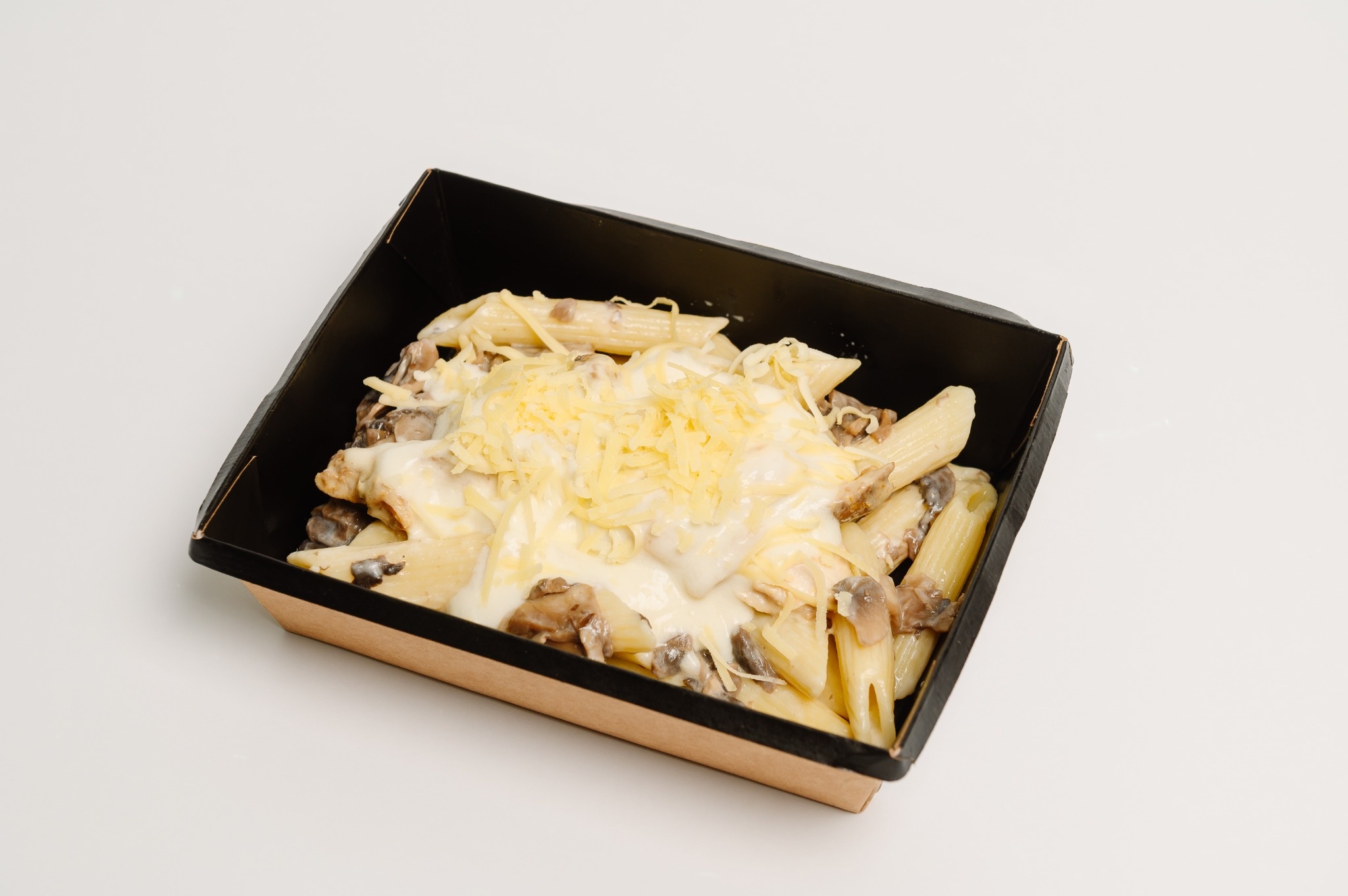 паста_курица_грибы