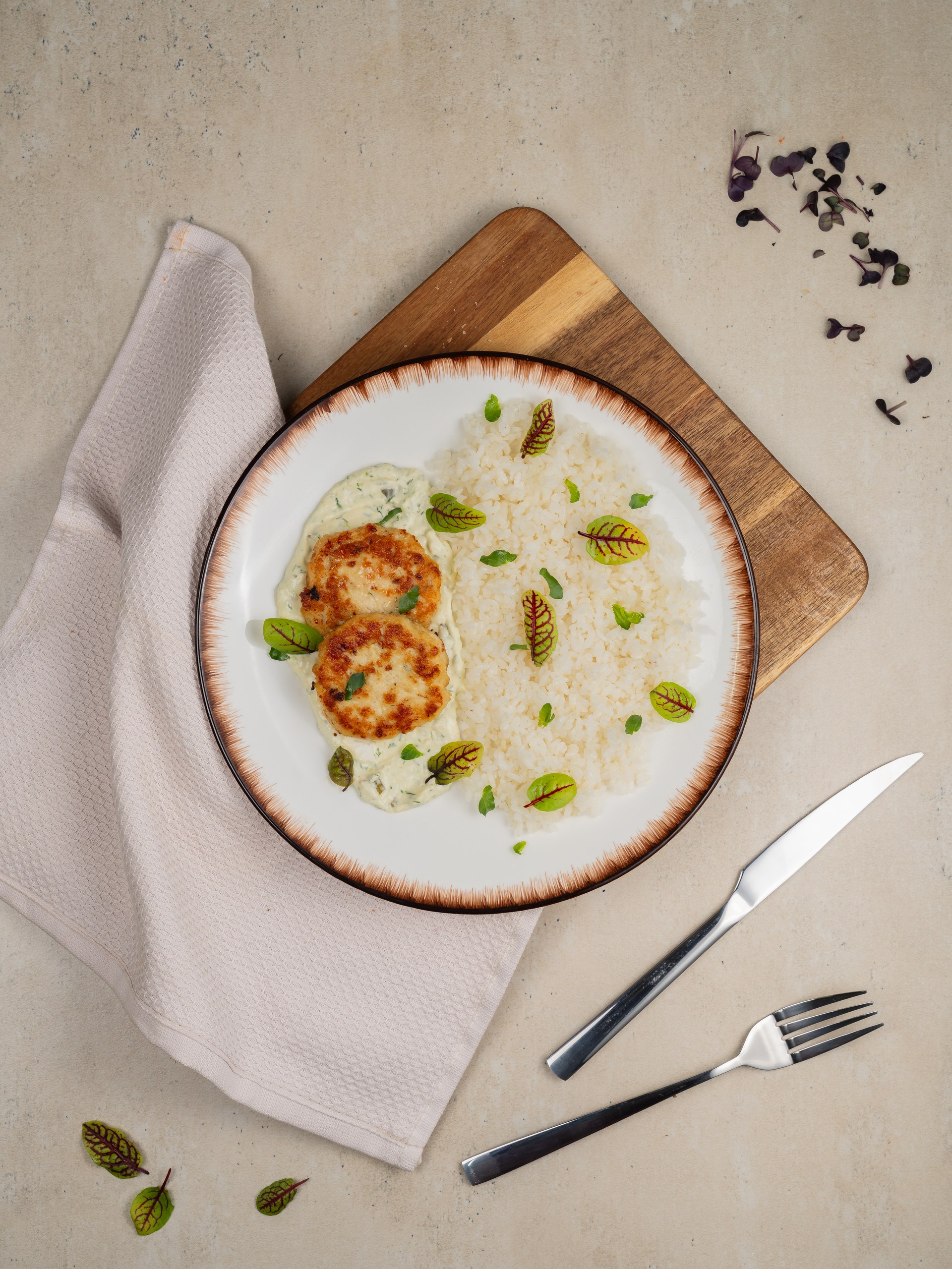 uppetit-110_resized Котлета рубленая куриная с рисом 250 гр